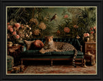 Lounging leopard
