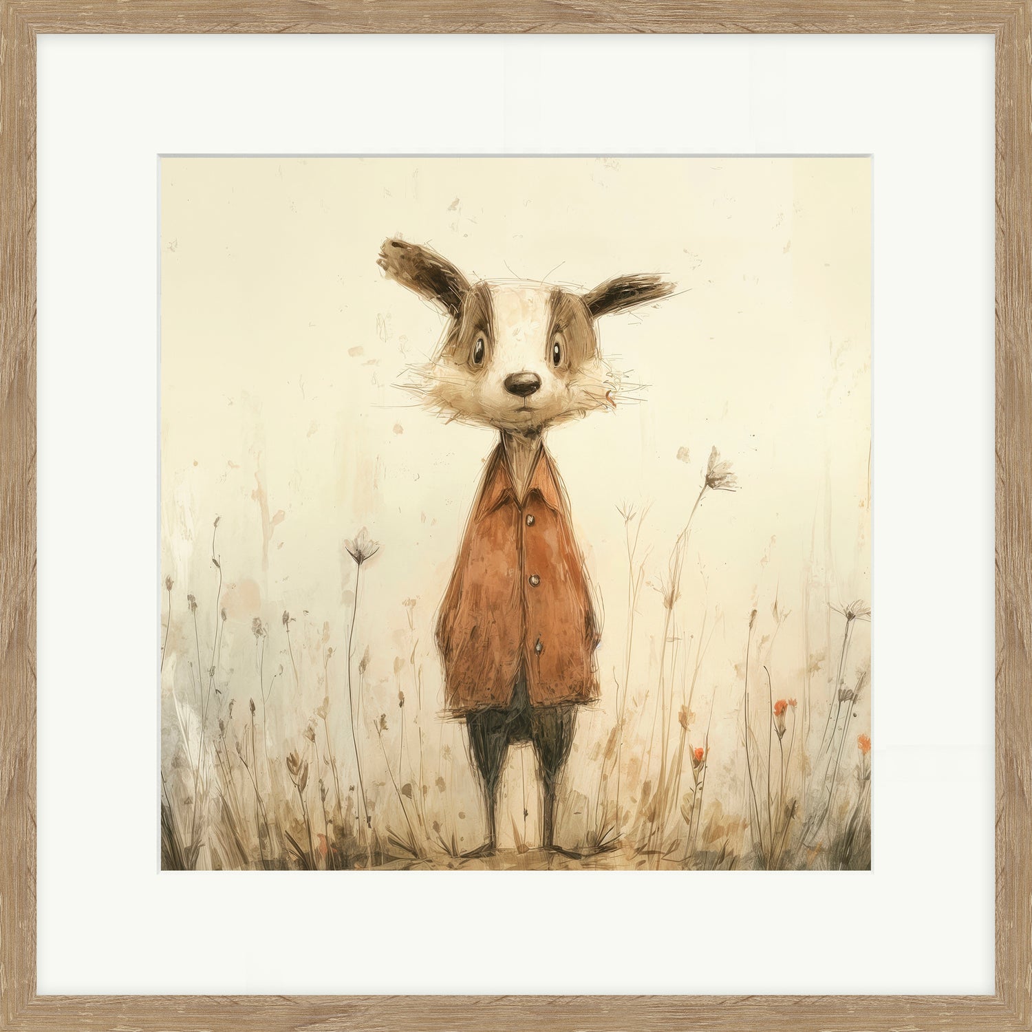 Stick Leg Badger