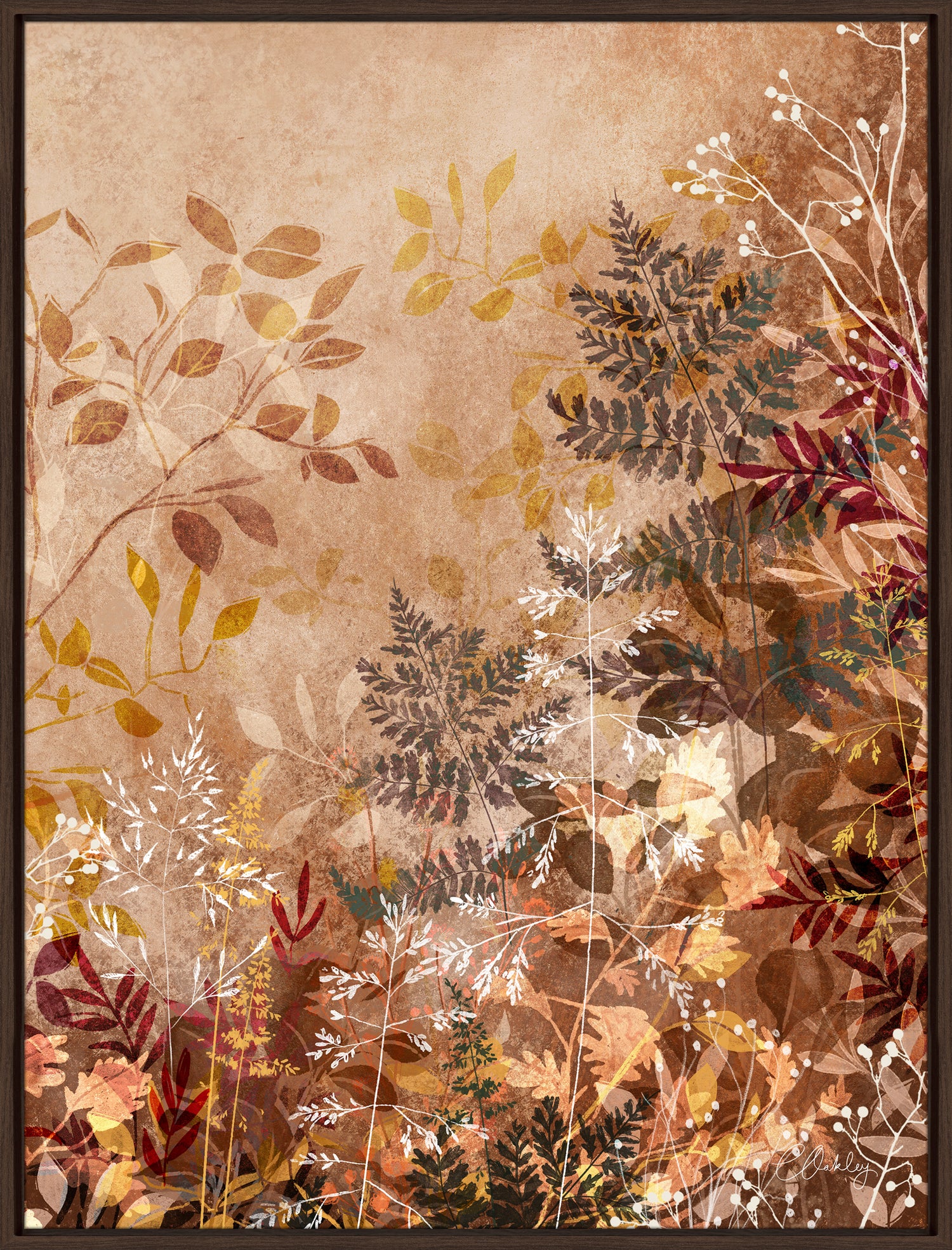 Floral Harmony Canvas II