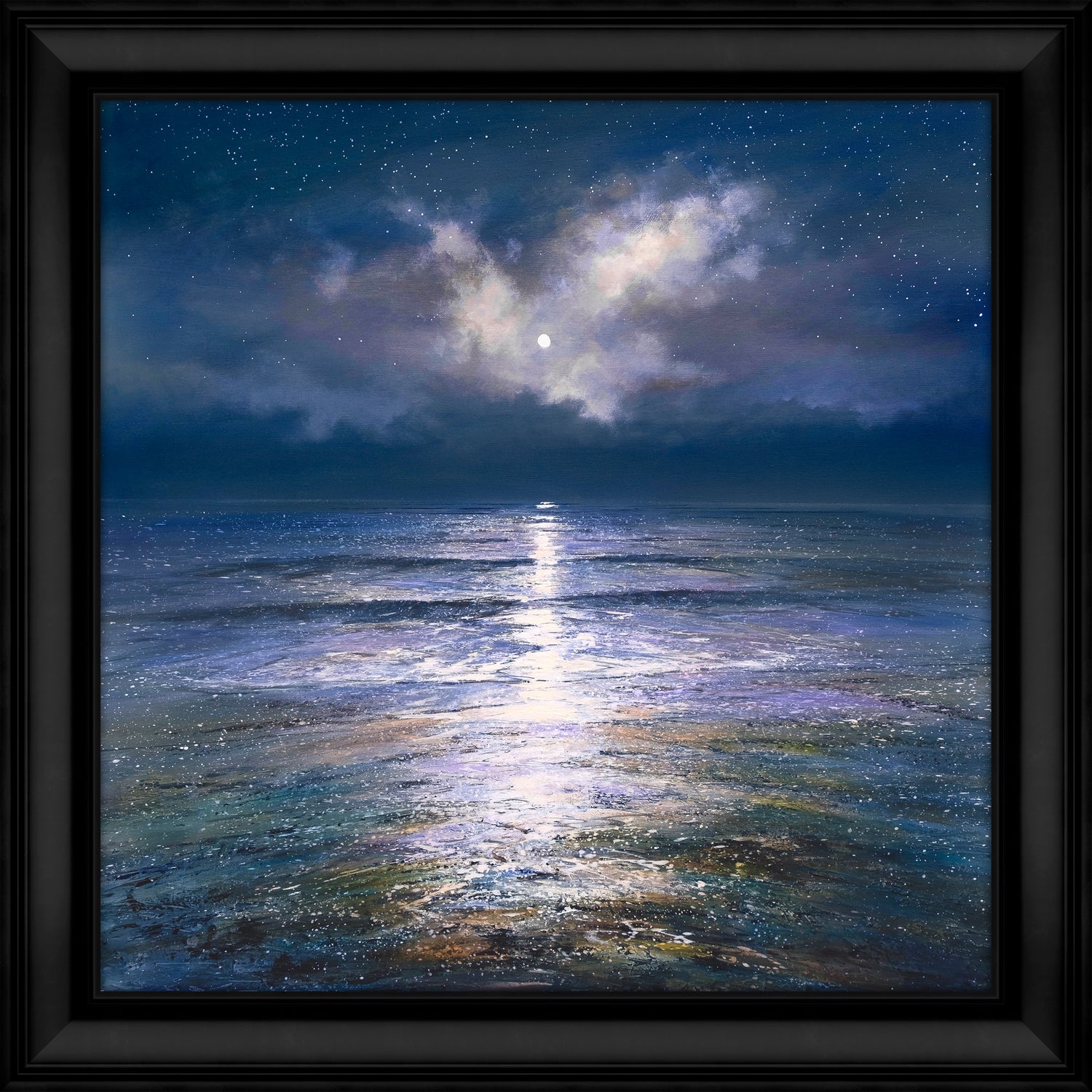 Moonlight Over The Sea