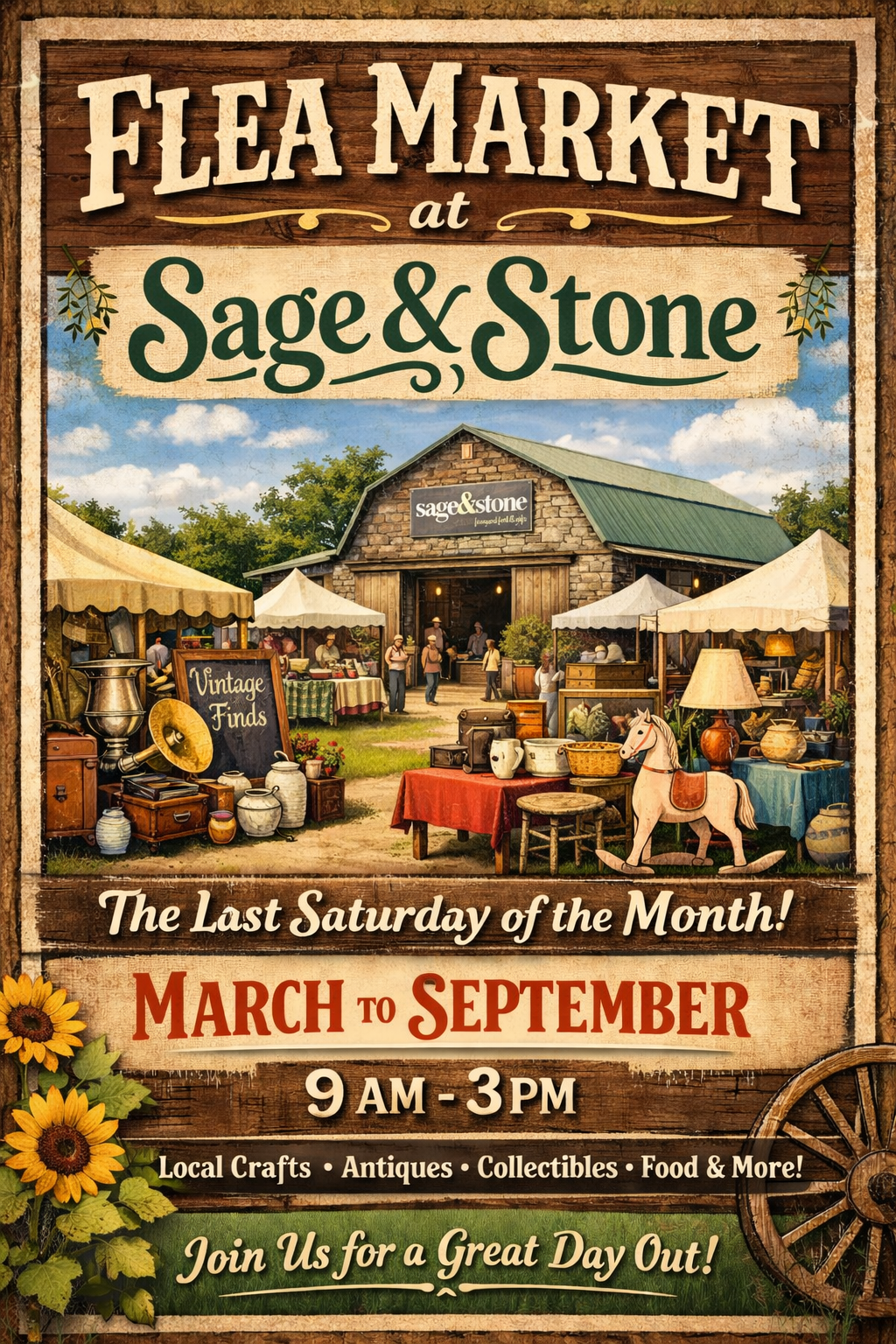 March Flea Market at Sage and Stone
